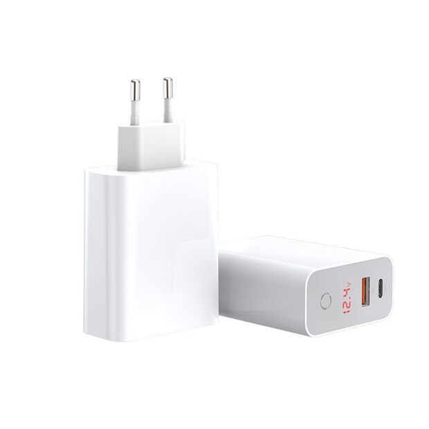 Xiaomi Baseus Speed PPS Smart Shutdown&Display Quick Charger PD3.0 QC3.0 (White) - 6